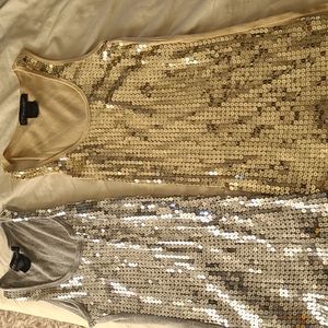 Tank tops with sequin